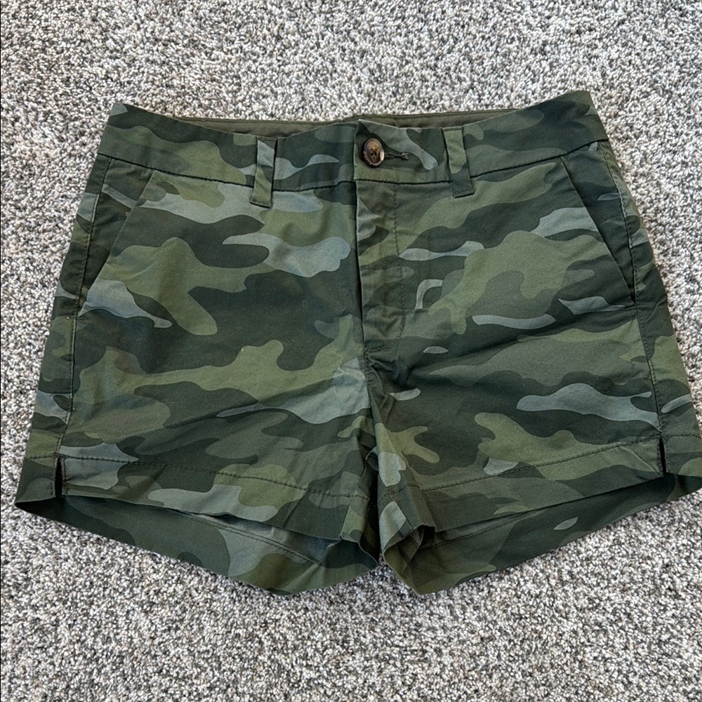Old Navy Green Cargo Shorts Military-Inspired